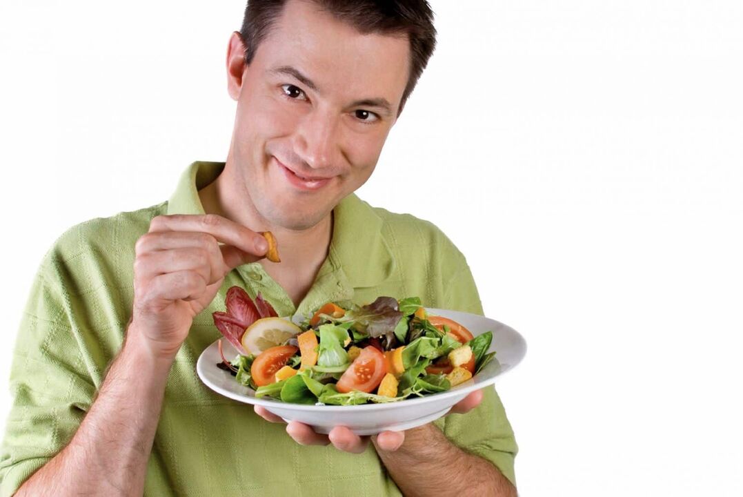 insalata di verdure per potenza maschile